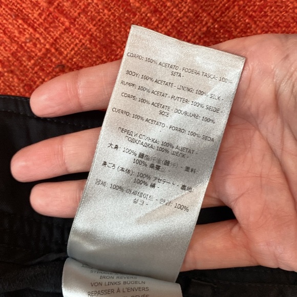 Tom Ford Made in Italy Black Cropped Trousers Pants Adjustable Belts - Picture 9 of 15